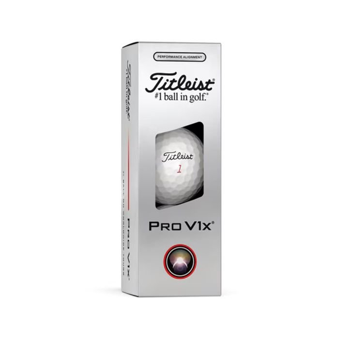 Titleist Pro V1x Performance Alignment Golf Balls - Black Line - Image 2